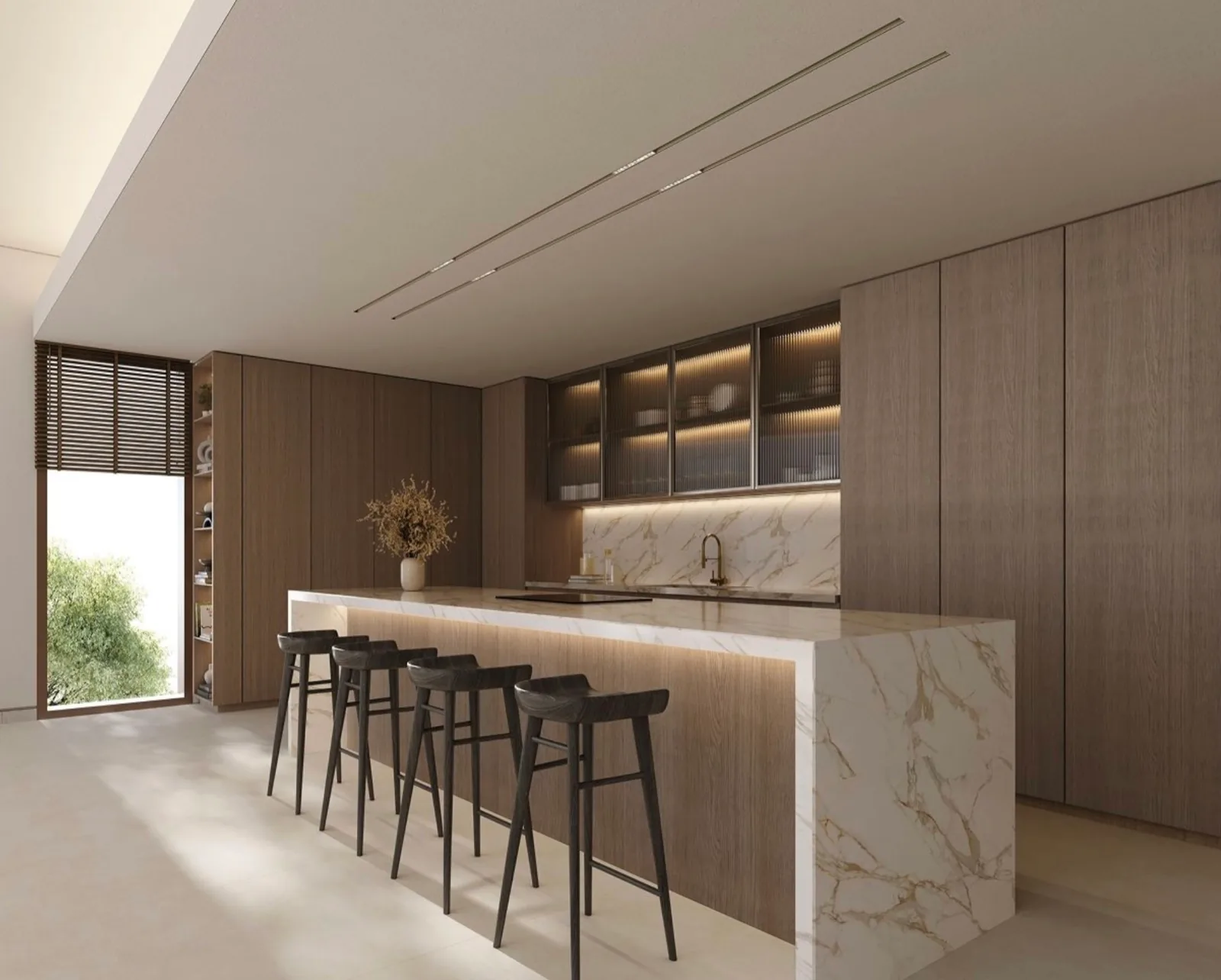 Bashayer Buildings 5 and 6 two-bedroom apartment kitchen
