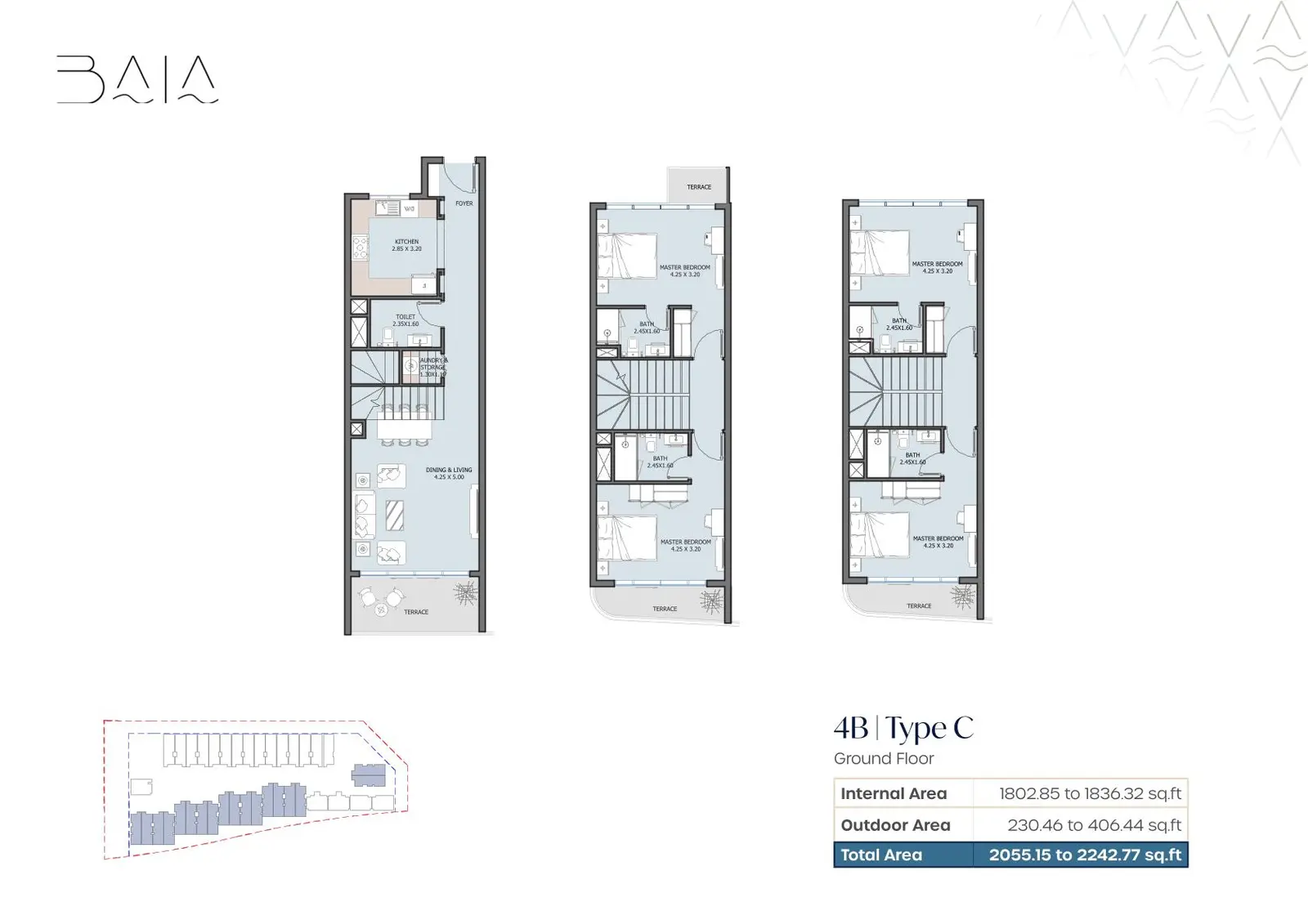 Floor plan for Type C