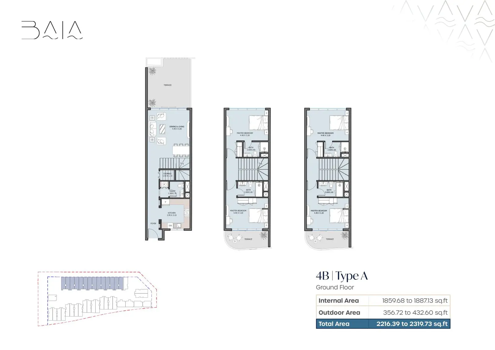 Floor plan for Type A