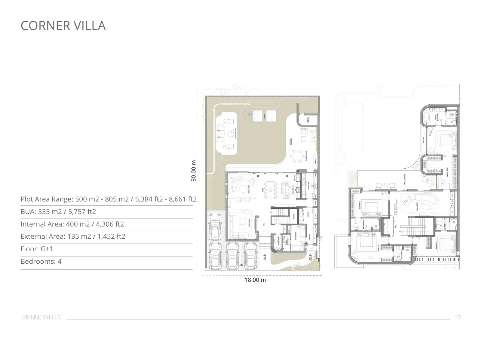 Floor plan for Type 1