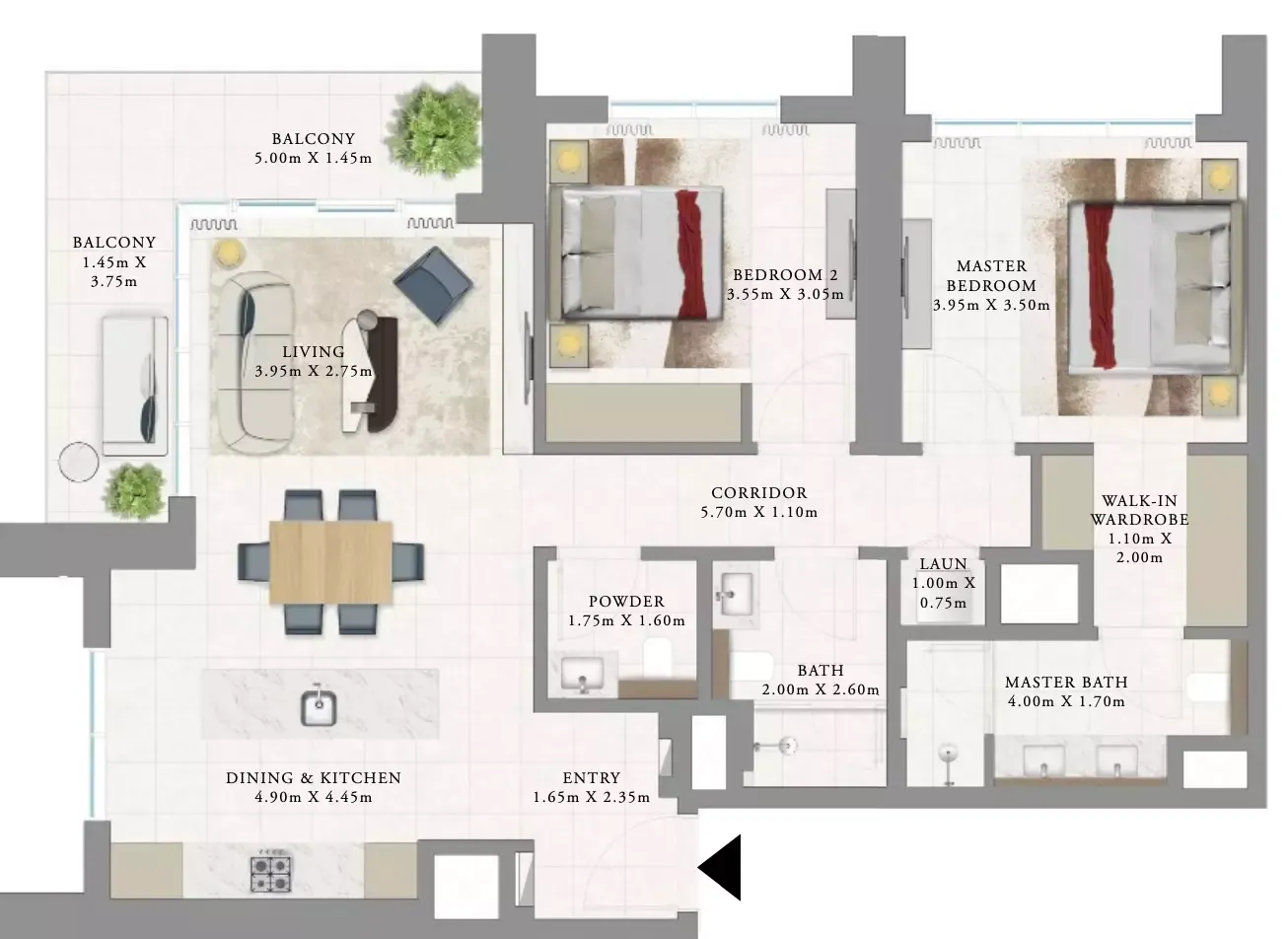 Floor plan for Type 4