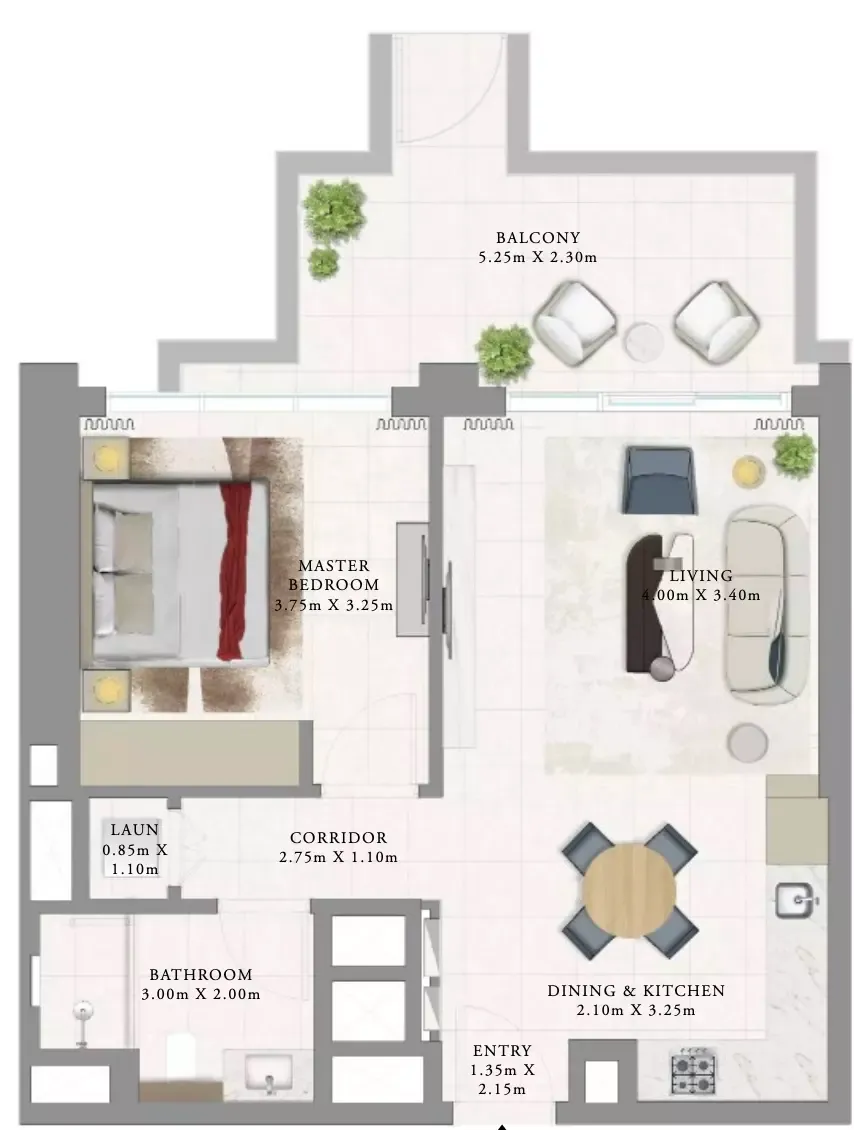 Floor plan for Type 3