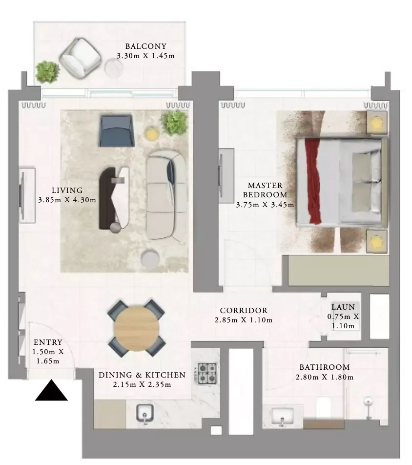 Floor plan for Type 2