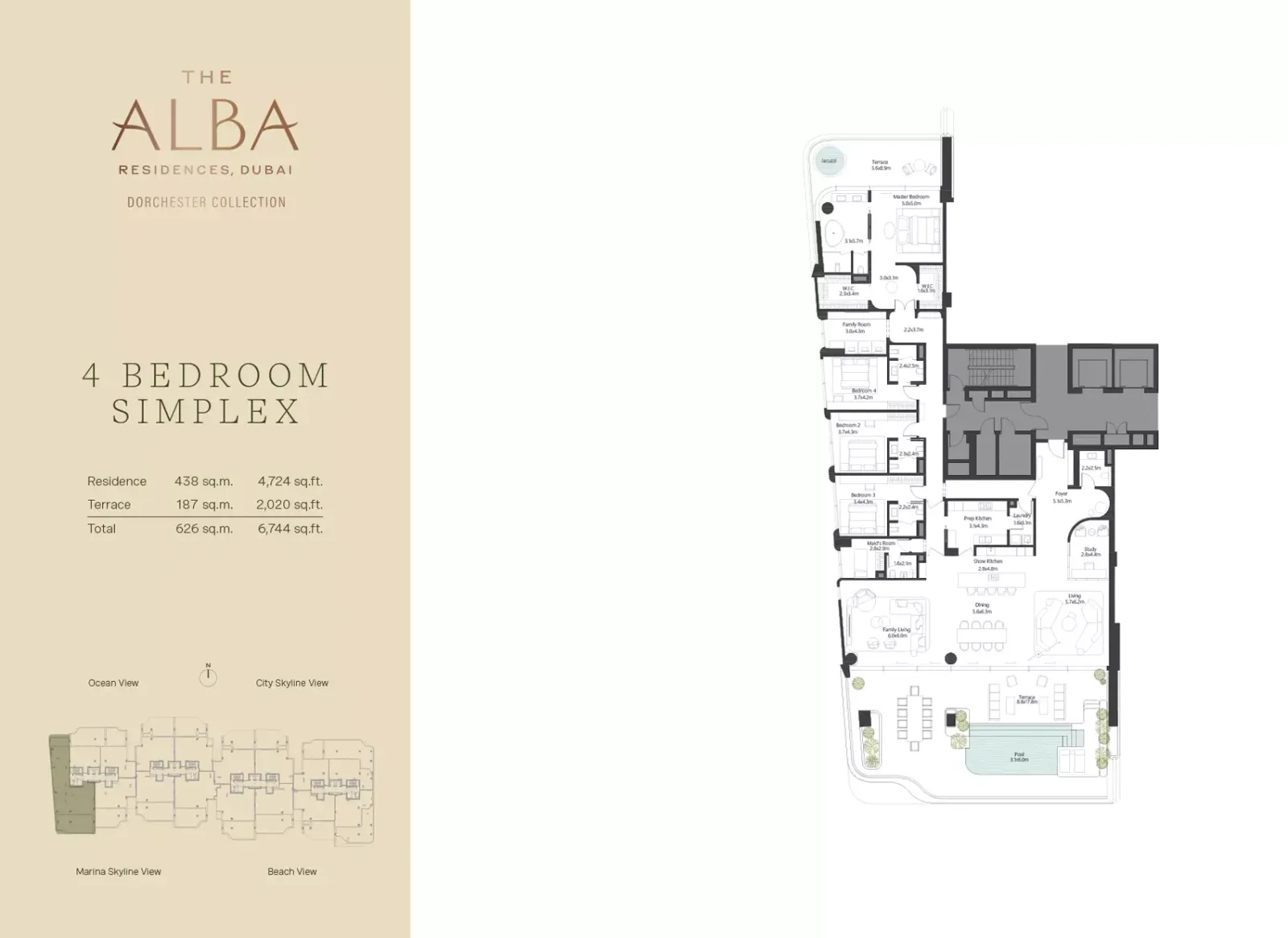 Floor plan for Type A