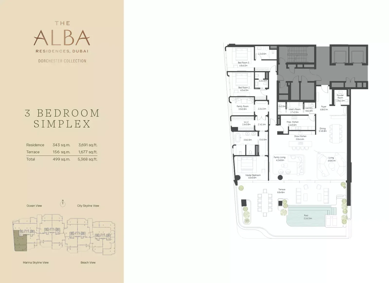 Floor plan for Type A