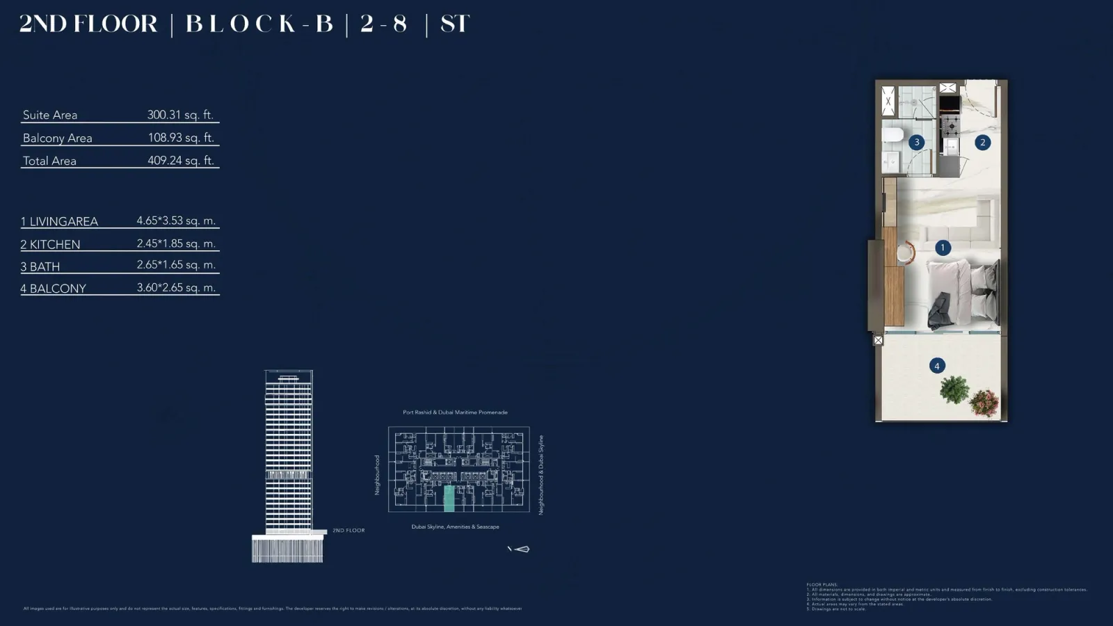 Floor plan for Type 2-8