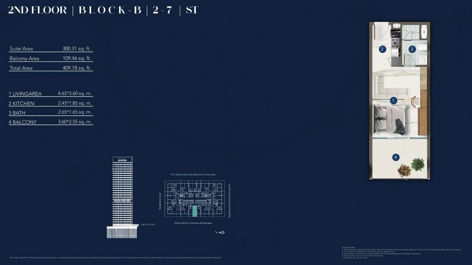 Floor plan for Type 2-7