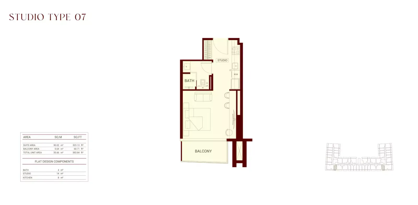 Floor plan for Type 07