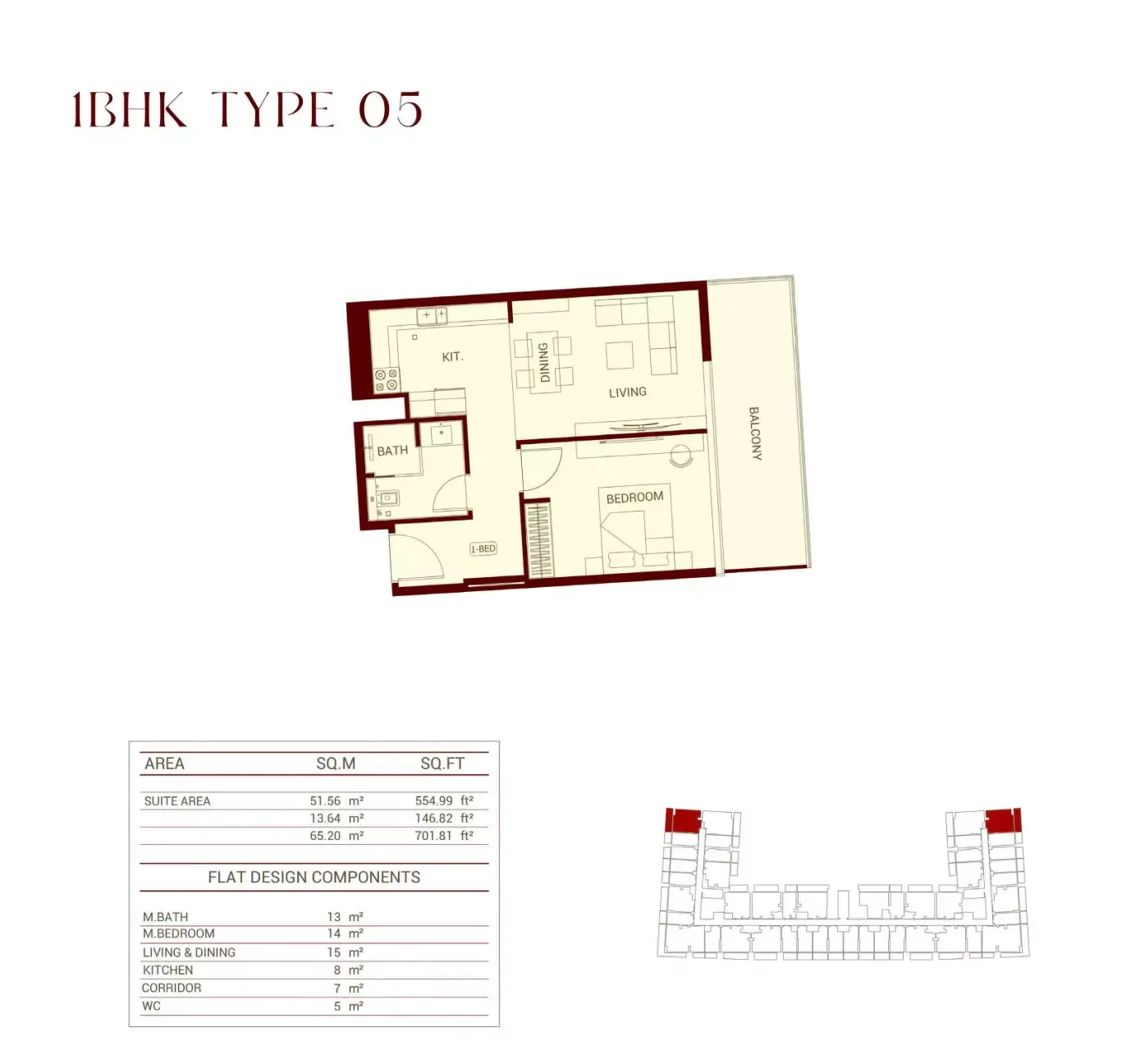 Floor plan for Type 05
