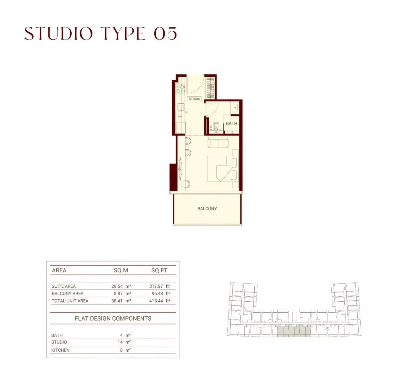 Floor plan for Type 05