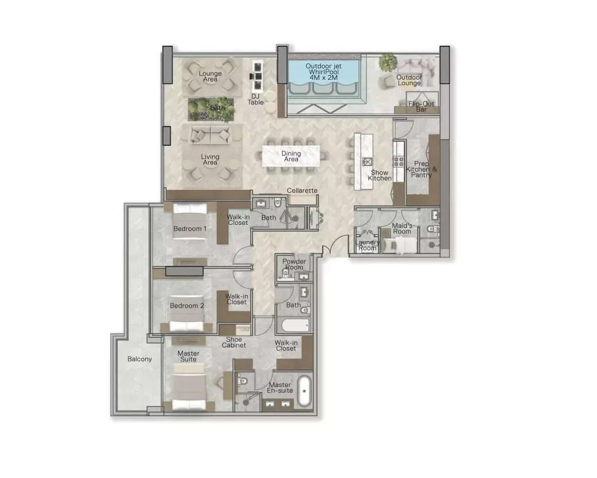 Floor plan for Type C