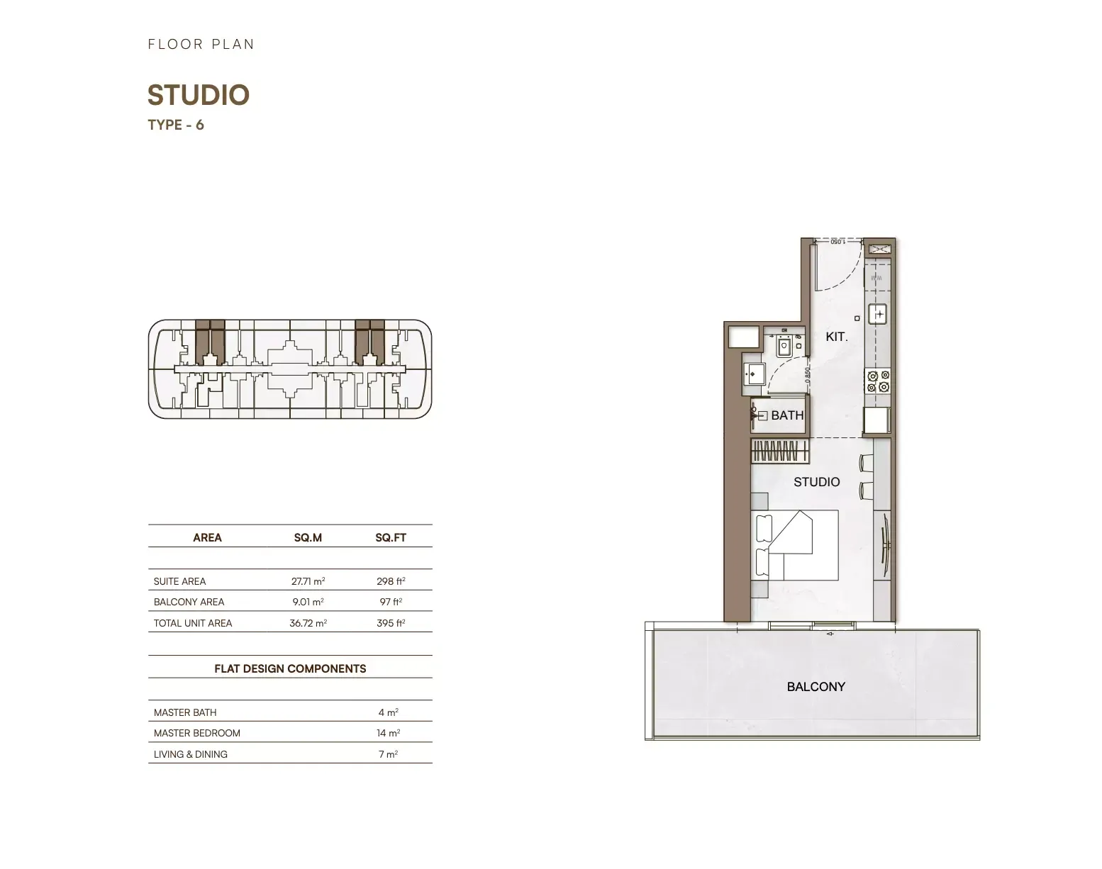 Floor plan for Type 6