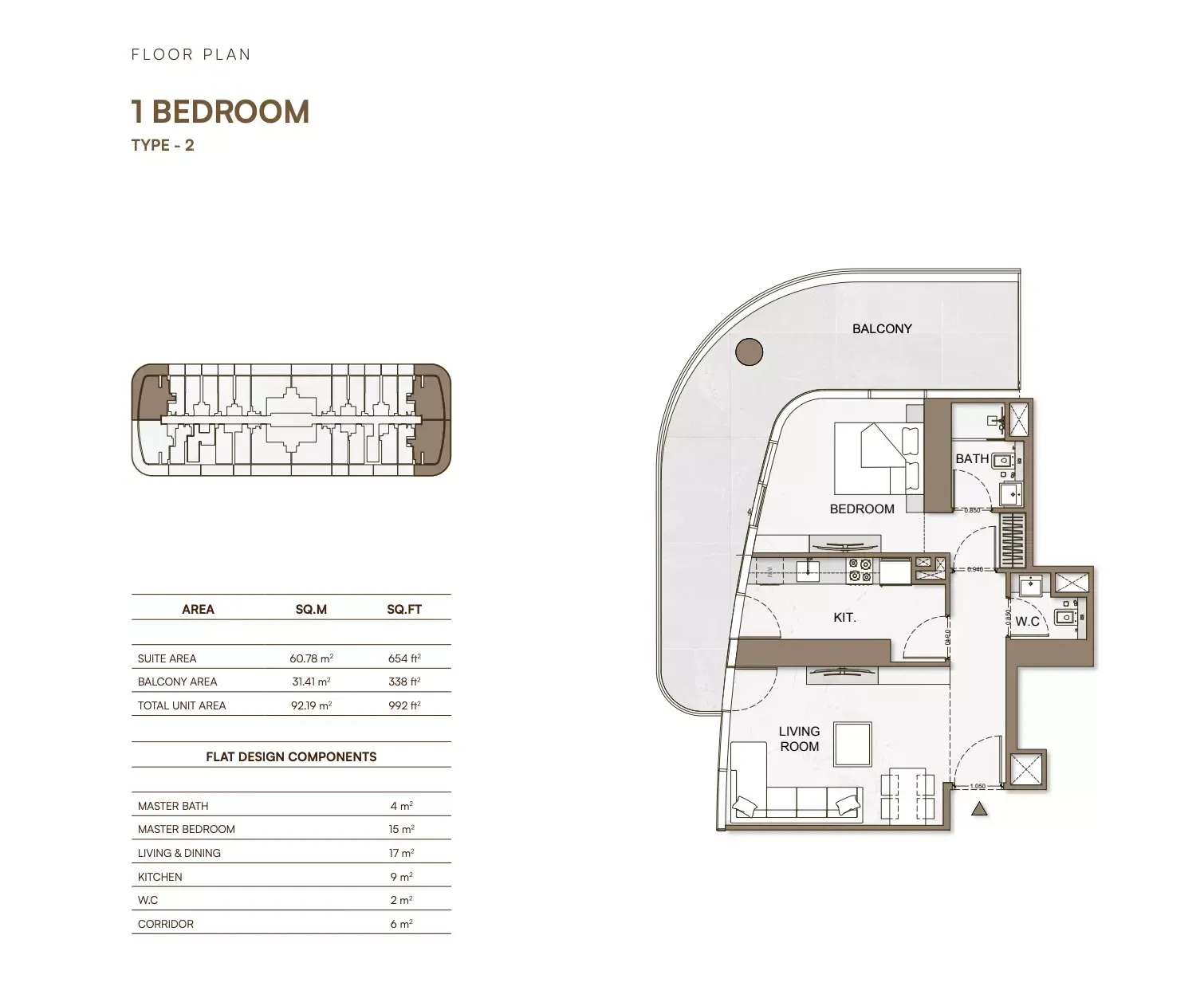 Floor plan for Type 2