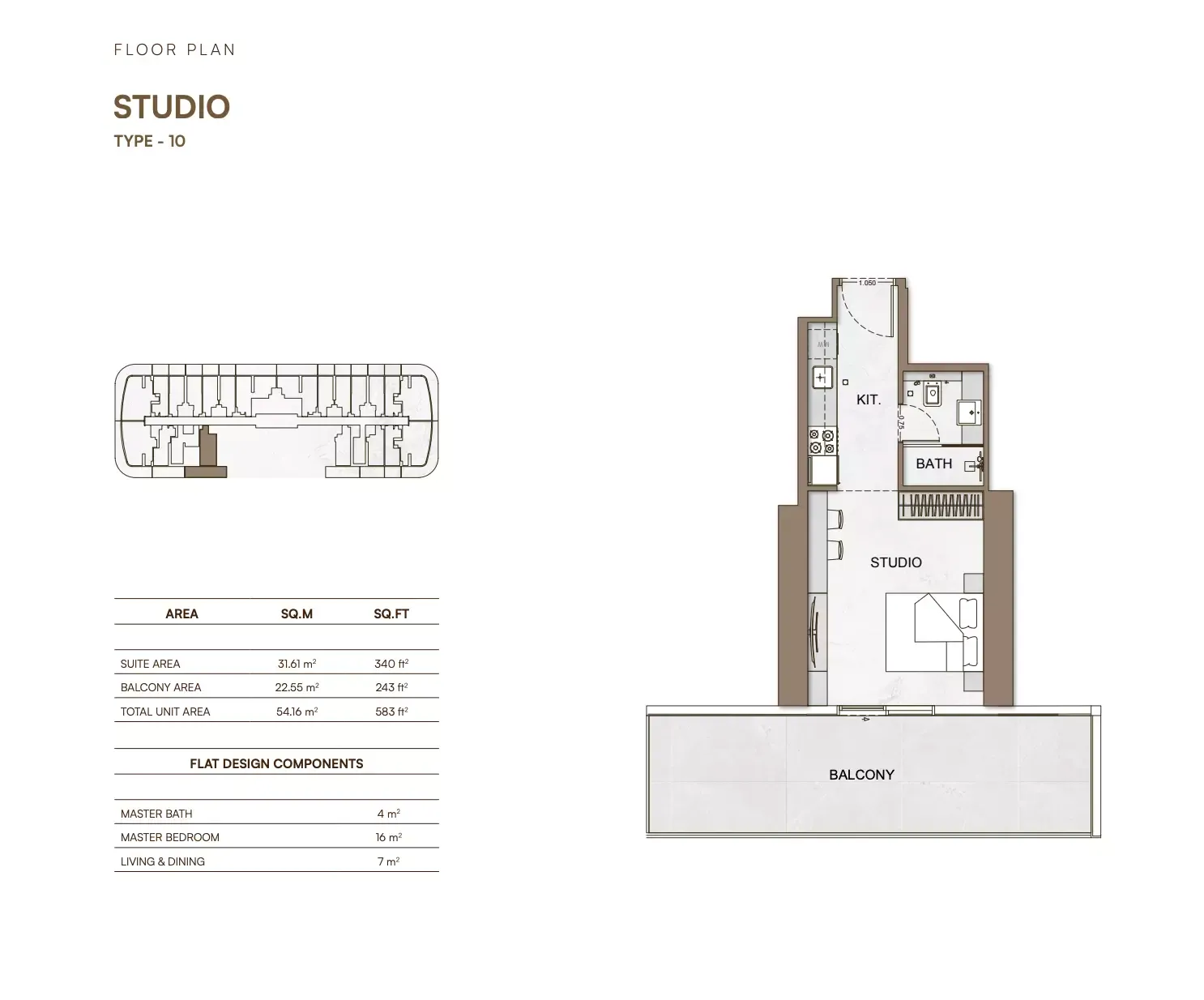 Floor plan for Type 10