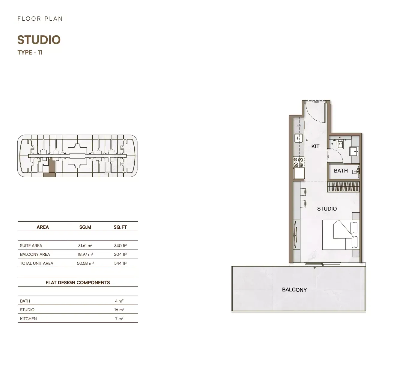 Floor plan for Type 11