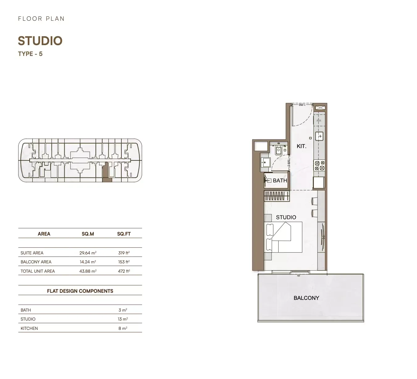 Floor plan for Type 5