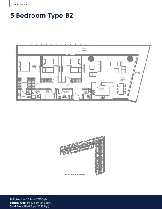 Floor plan for Type B2