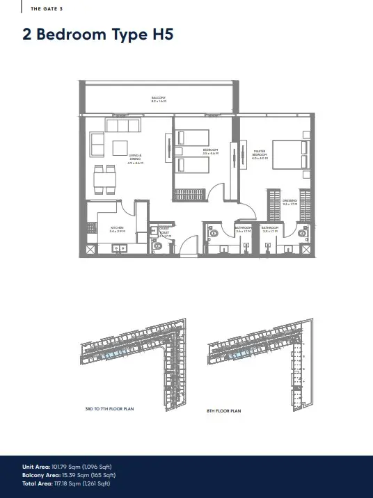 Floor plan for Type H5