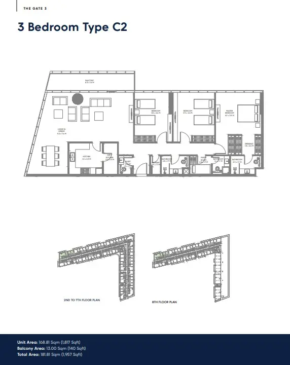 Floor plan for Type C2