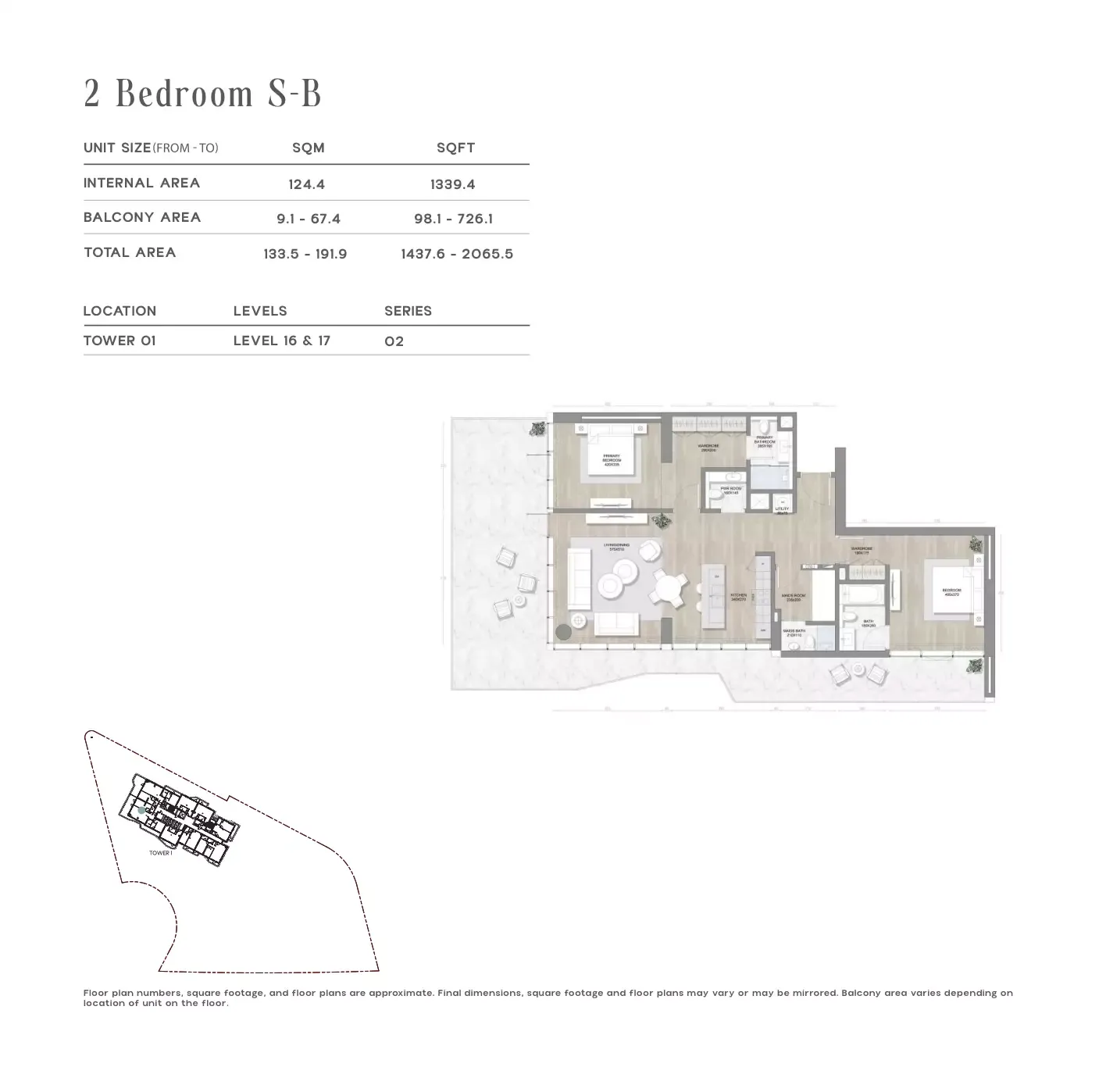 Floor plan for Type S-B