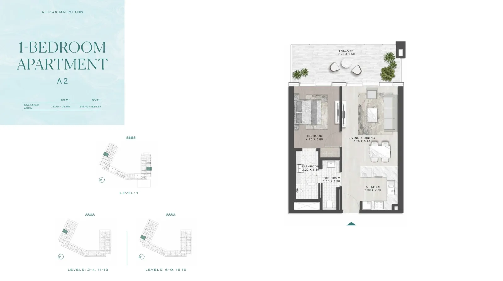 Floor plan for Type A2
