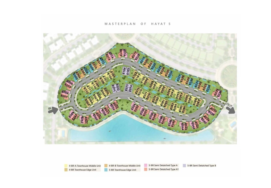 Hayat Phase 5 Residences master plan