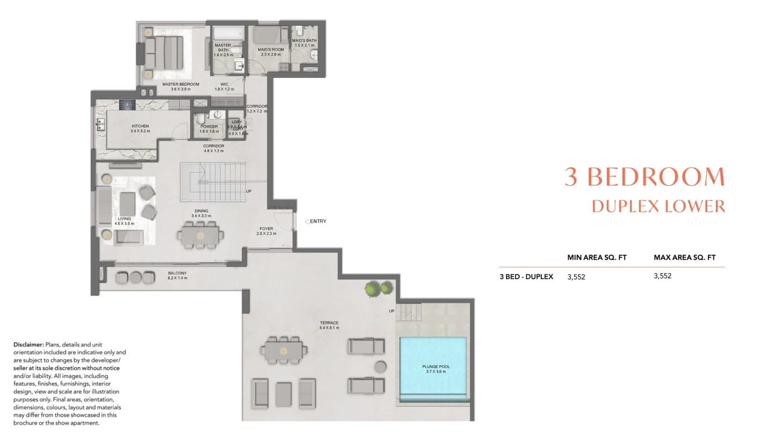 Floor plan for Type 1