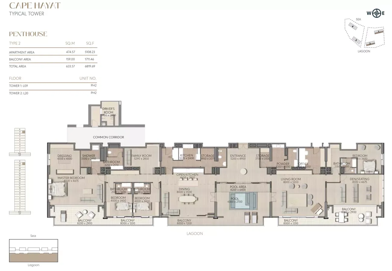 Floor plan for Type 2