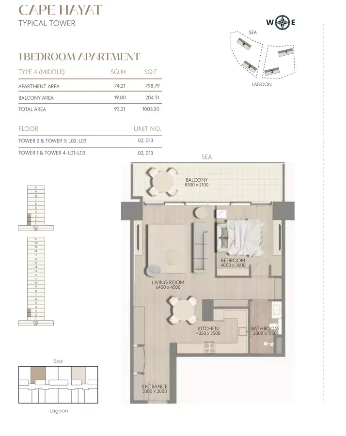 Floor plan for Type 4