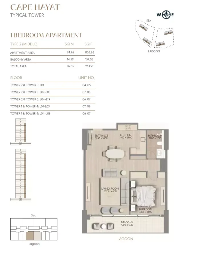 Floor plan for Type 2