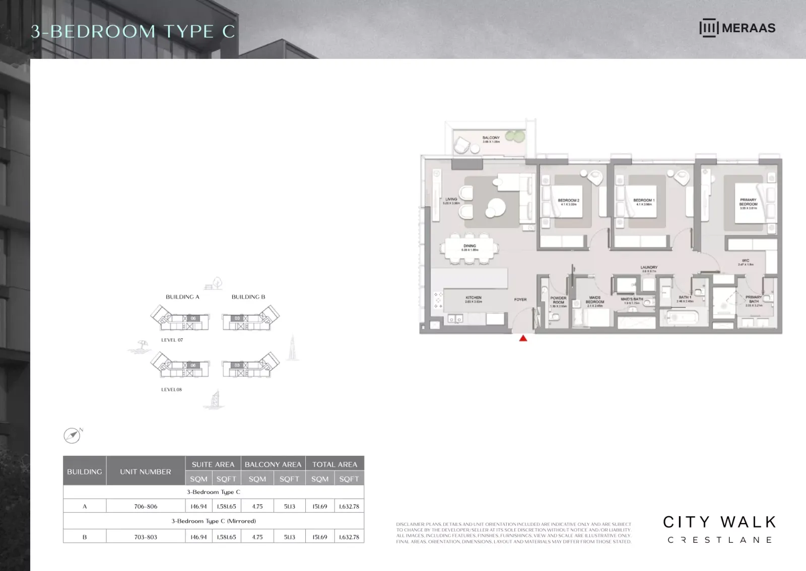 Floor plan for Type C