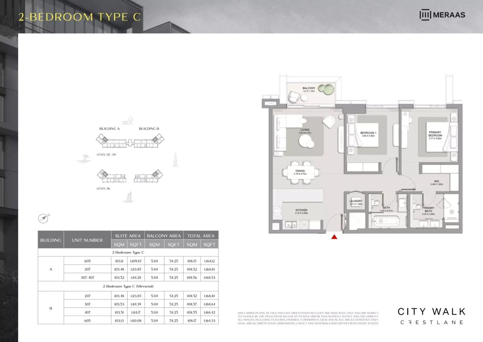Floor plan for Type C