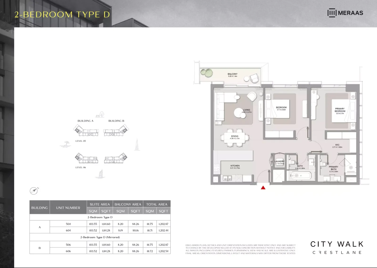 Floor plan for Type D
