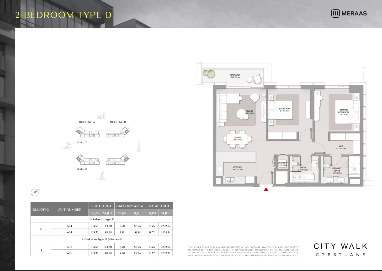 Floor plan for Type D