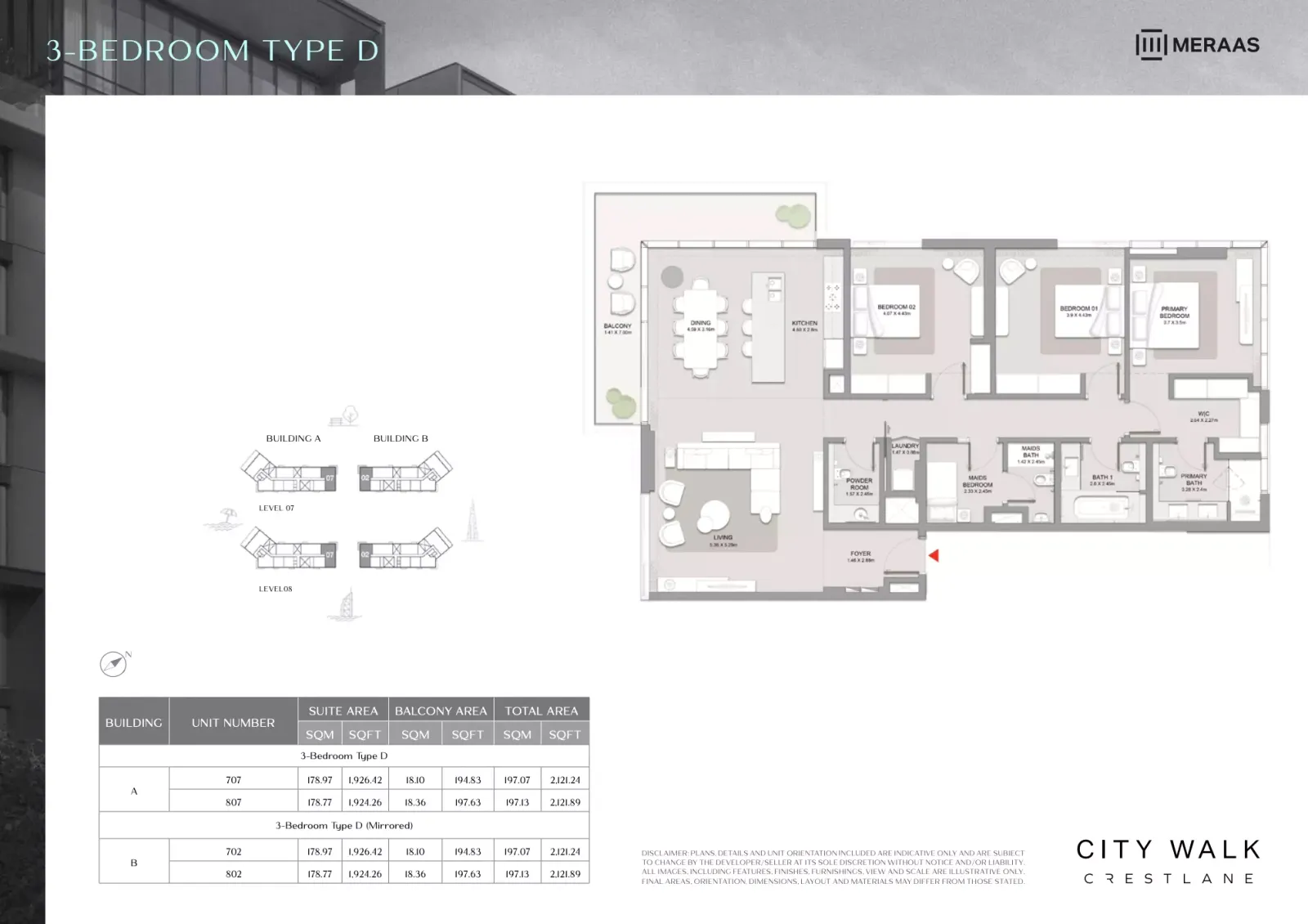 Floor plan for Type D