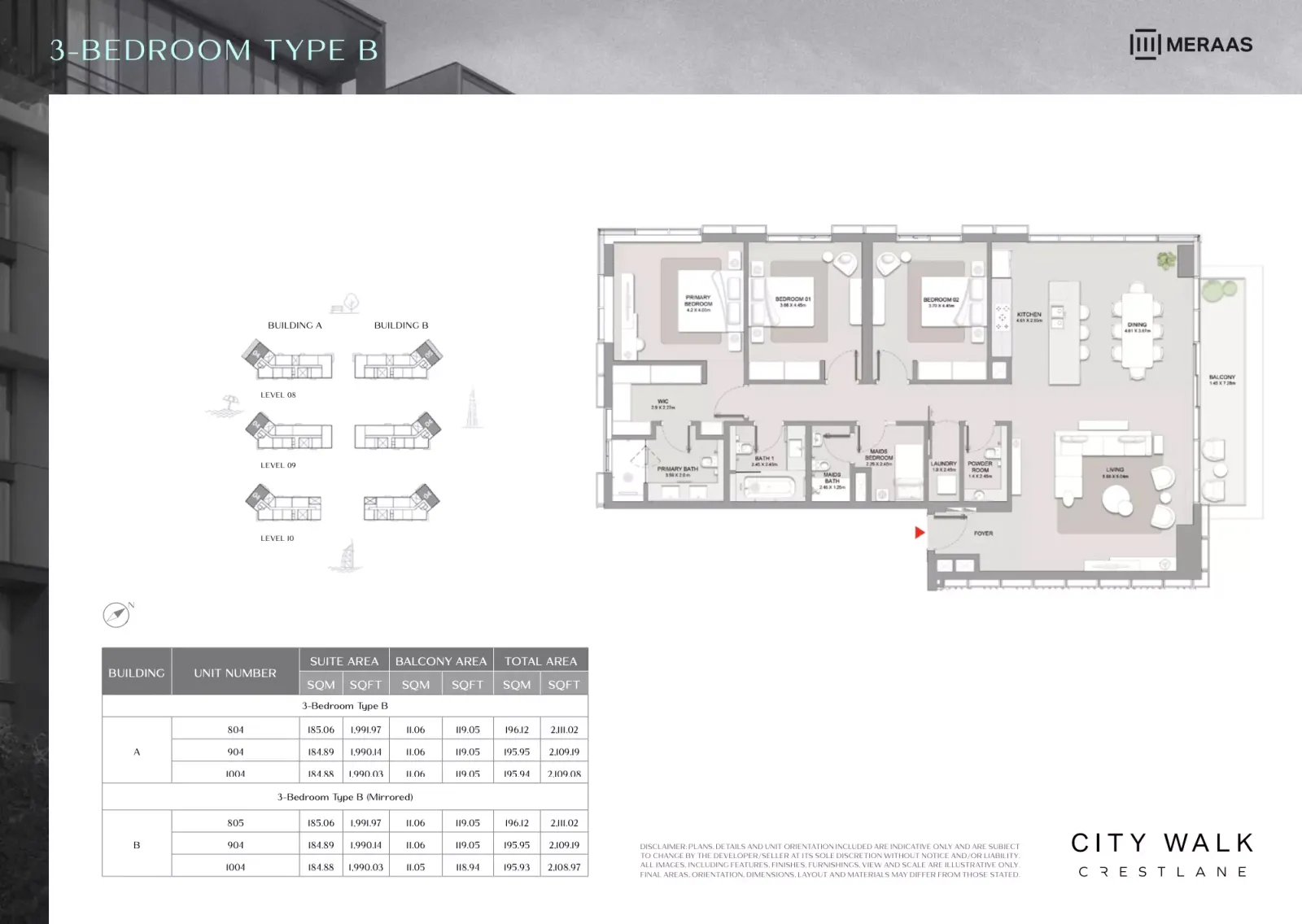 Floor plan for Type B