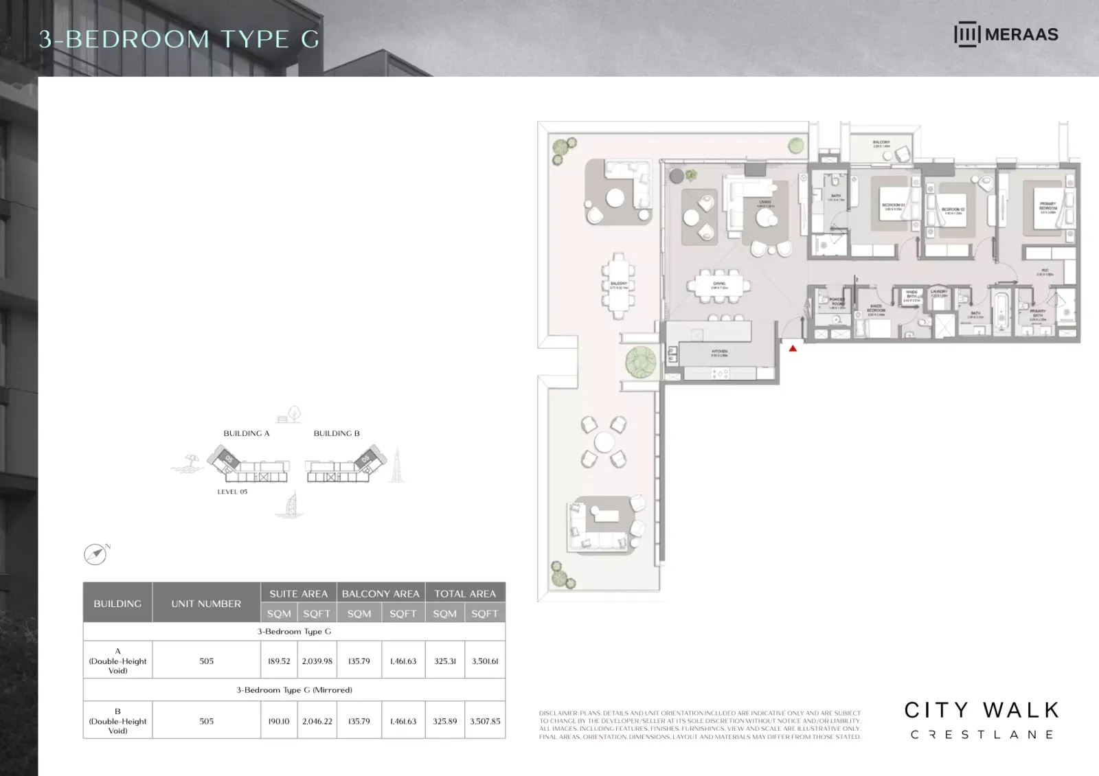 Floor plan for Type G