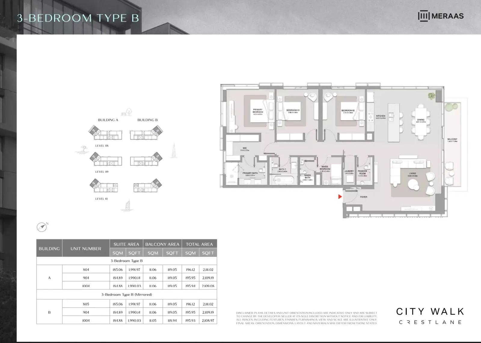 Floor plan for Type B