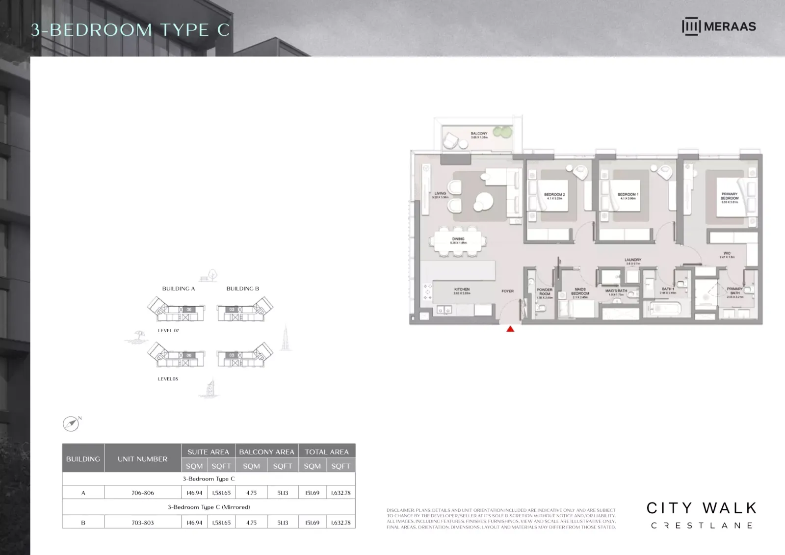 Floor plan for Type C