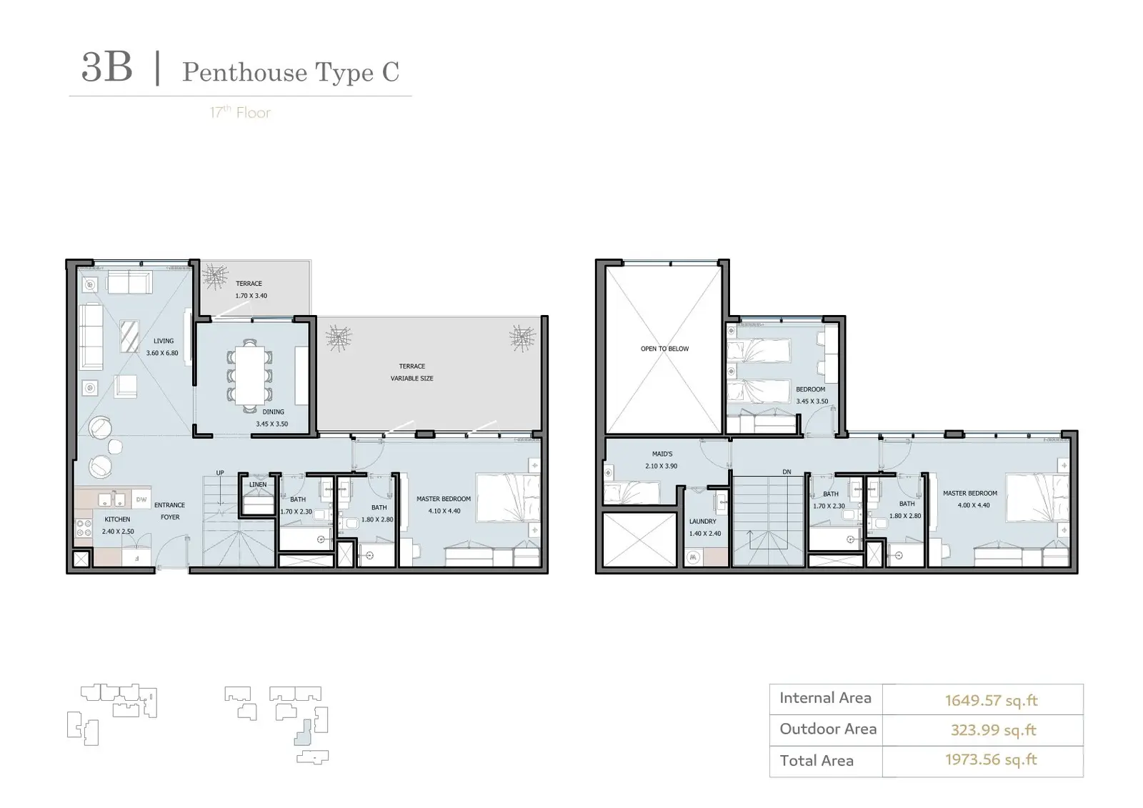Floor plan for Type C