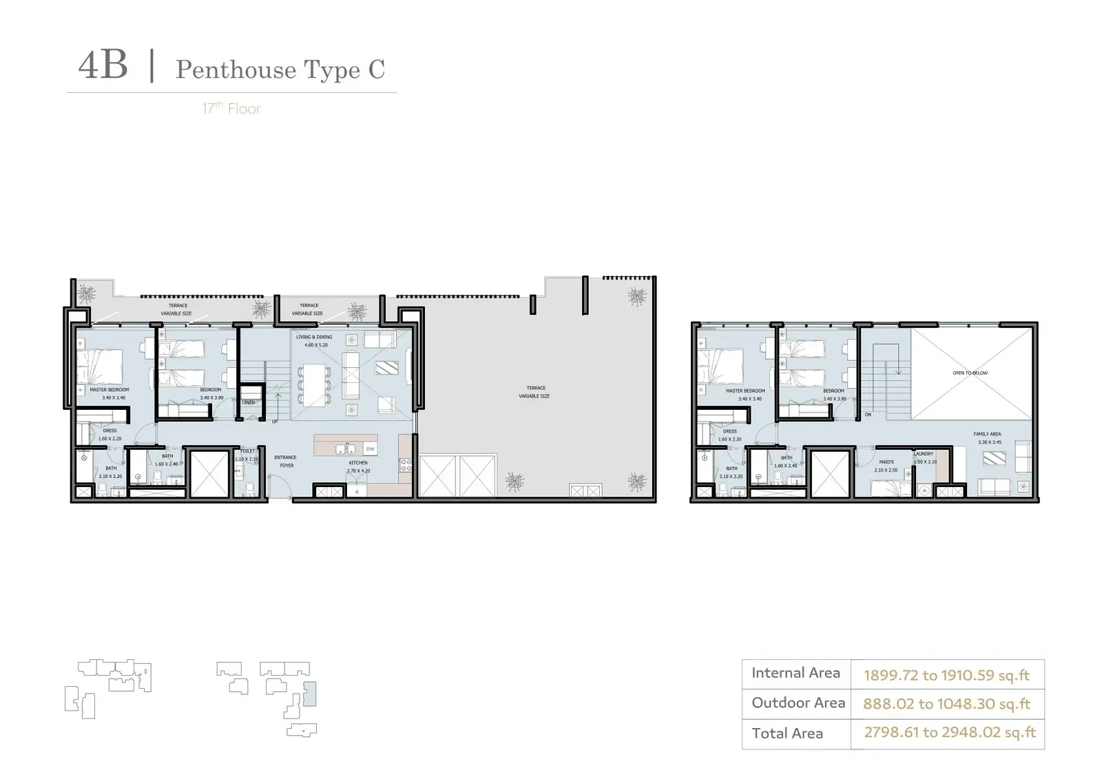 Floor plan for Type C
