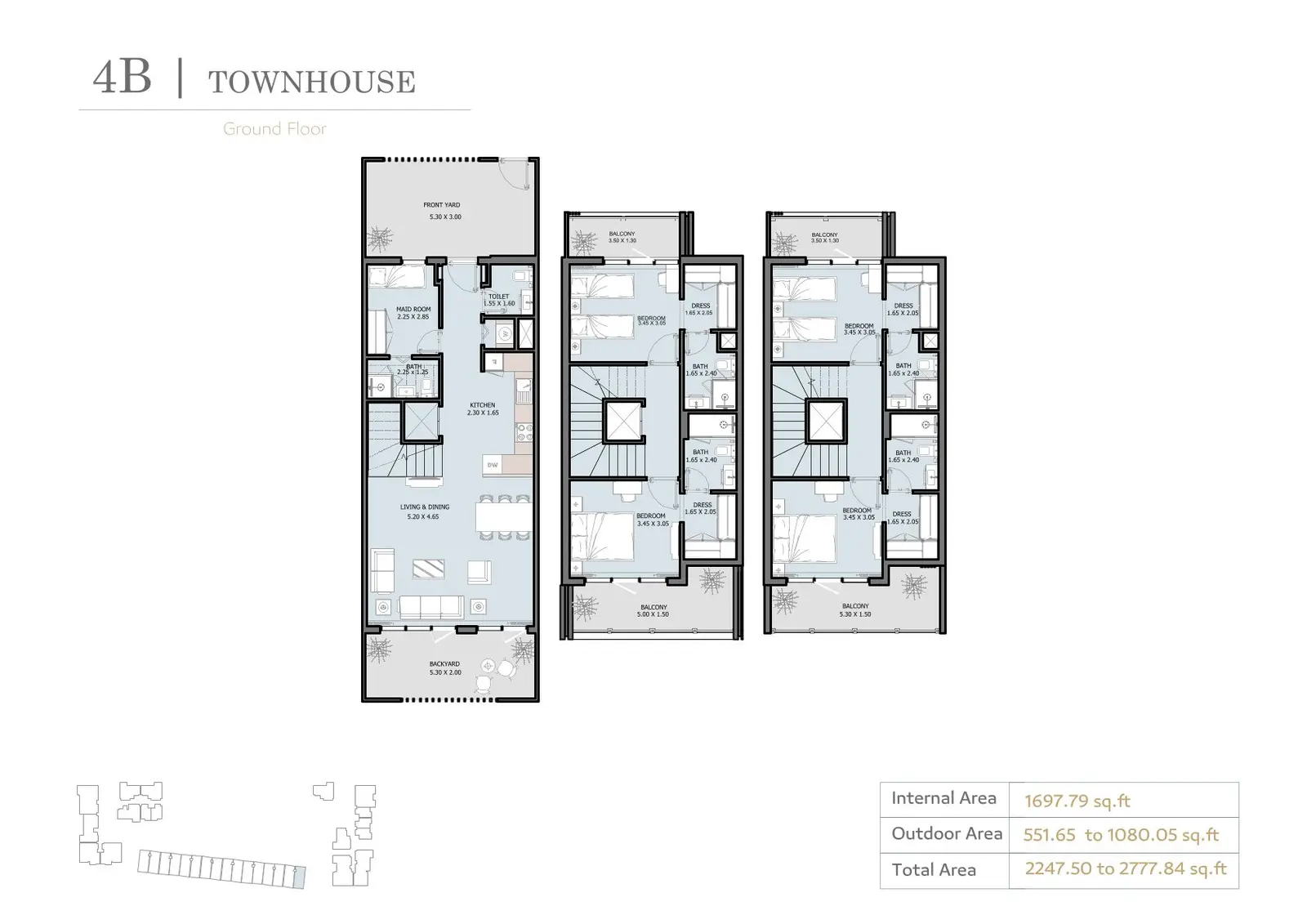 Floor plan for Type A