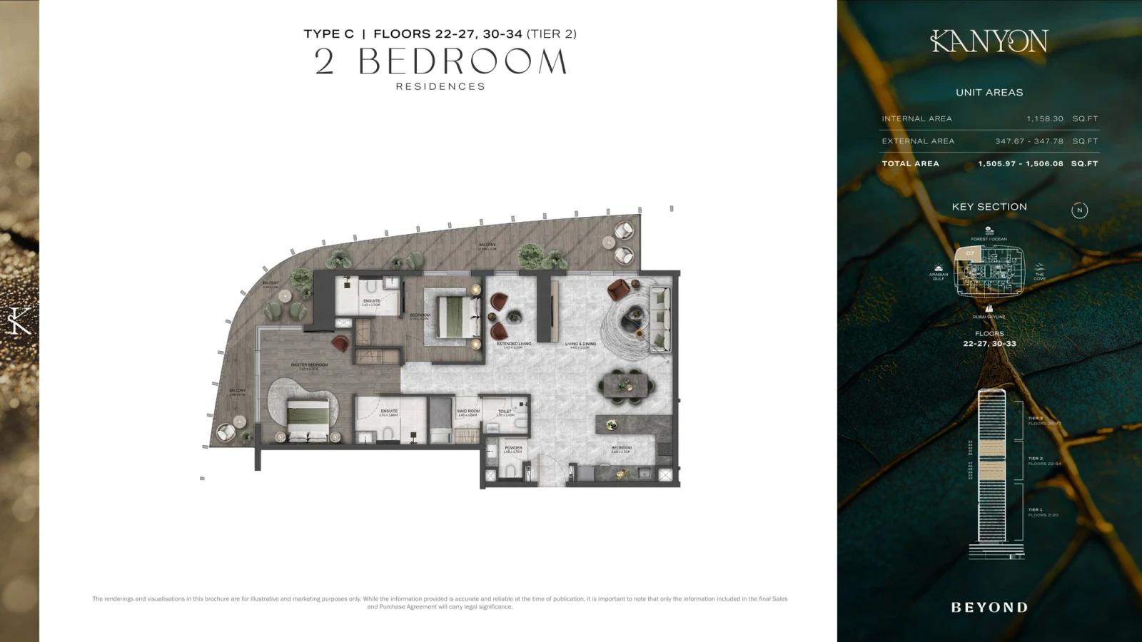 Floor plan for Type C2