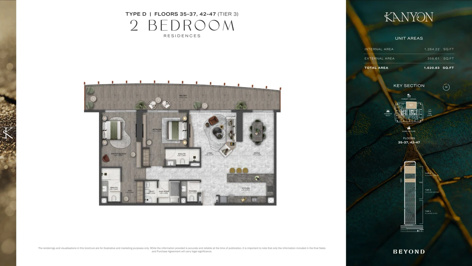 Floor plan for Type D3