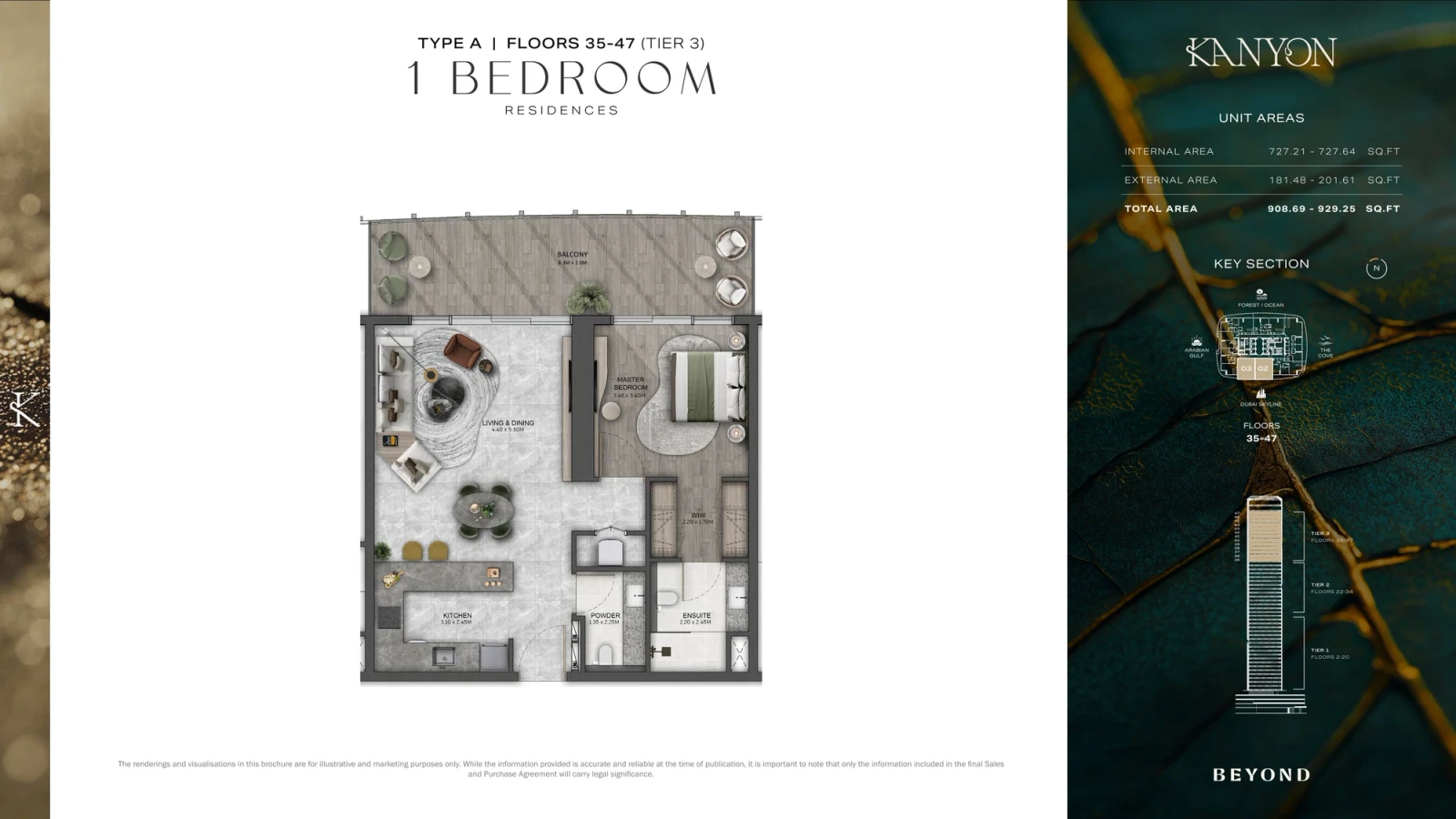 Floor plan for Type A3