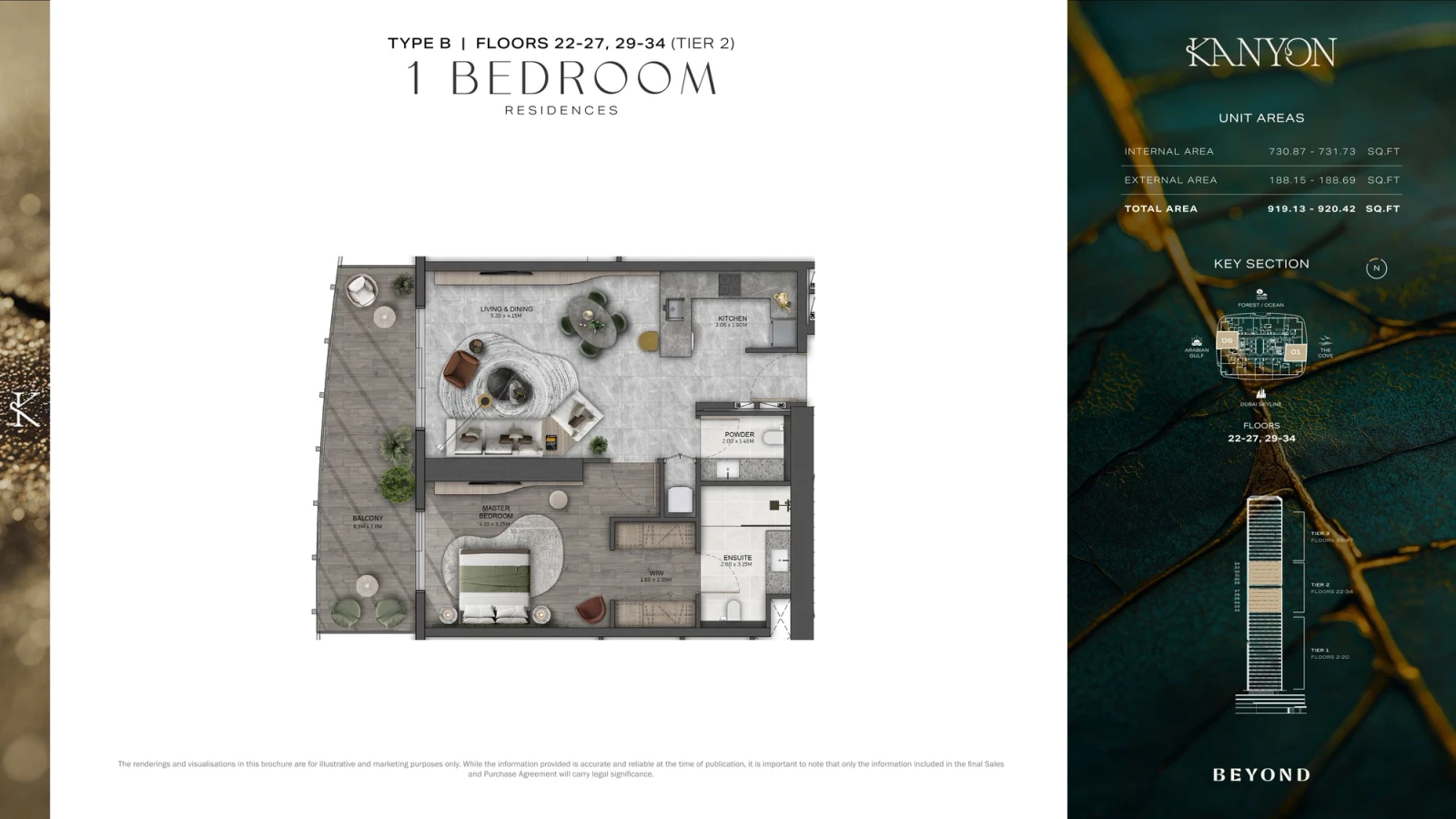 Floor plan for Type B2
