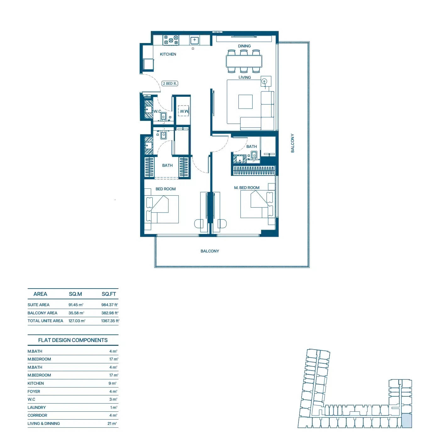 Floor plan for Type 04