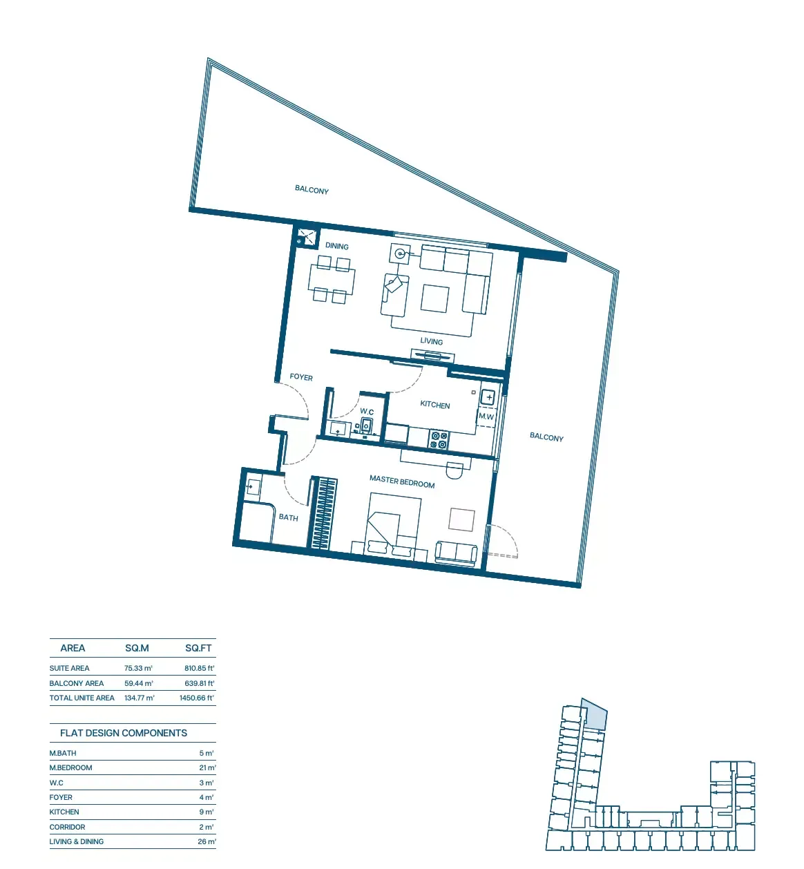 Floor plan for Type 11