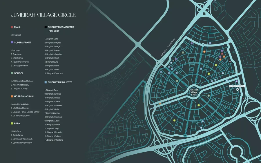 Binghatti Aurora master plan