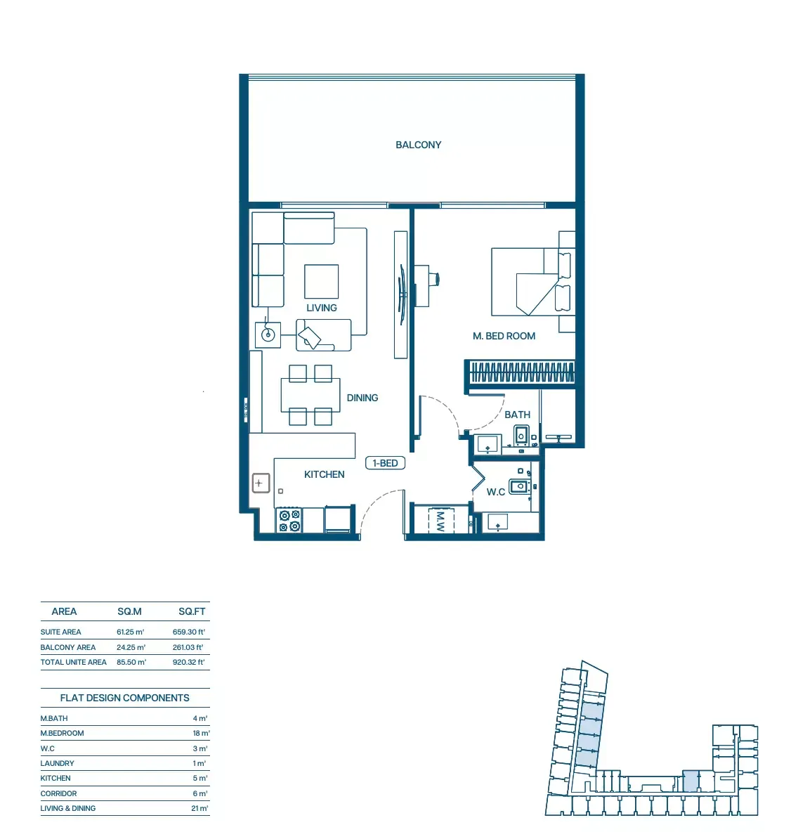 Floor plan for Type 10